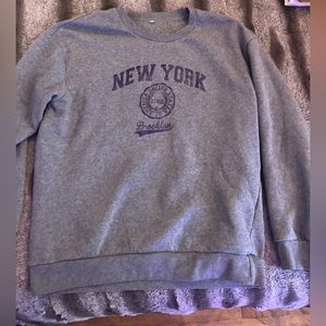 Shein Grey Crewneck